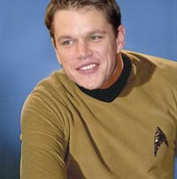 Captain Kirk-William Shatner to be played by Matt Damon in Star Trek Movie Captain Kirk-William Shatner to be played by Matt Damon in Star Trek Movie